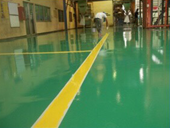 พื้นสีอีพ้อกซี่ Epoxy Coating