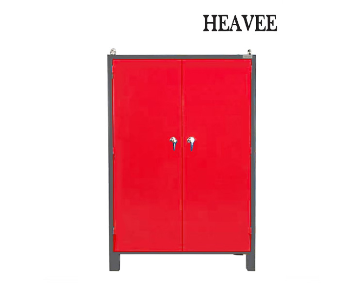 ตู้เหล็กจัดเก็บอุปกรณ์ รุ่น HC-4811 สีเทาแดง