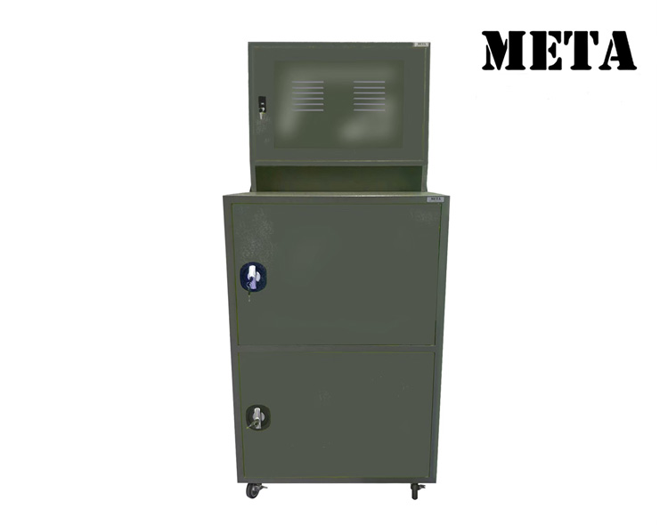 ตู้คอมเหล็ก รุ่น MC-2503  สีเทา